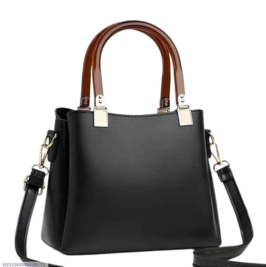 Women's Leather Plain Shoulder Bag