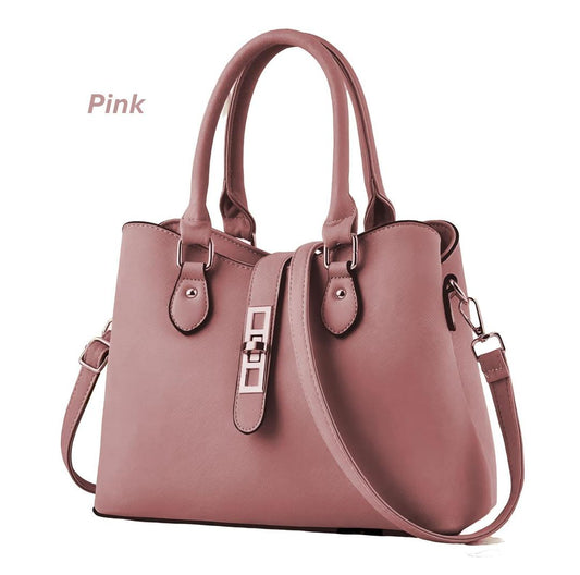 Women's Rexine Plain Hand Bag