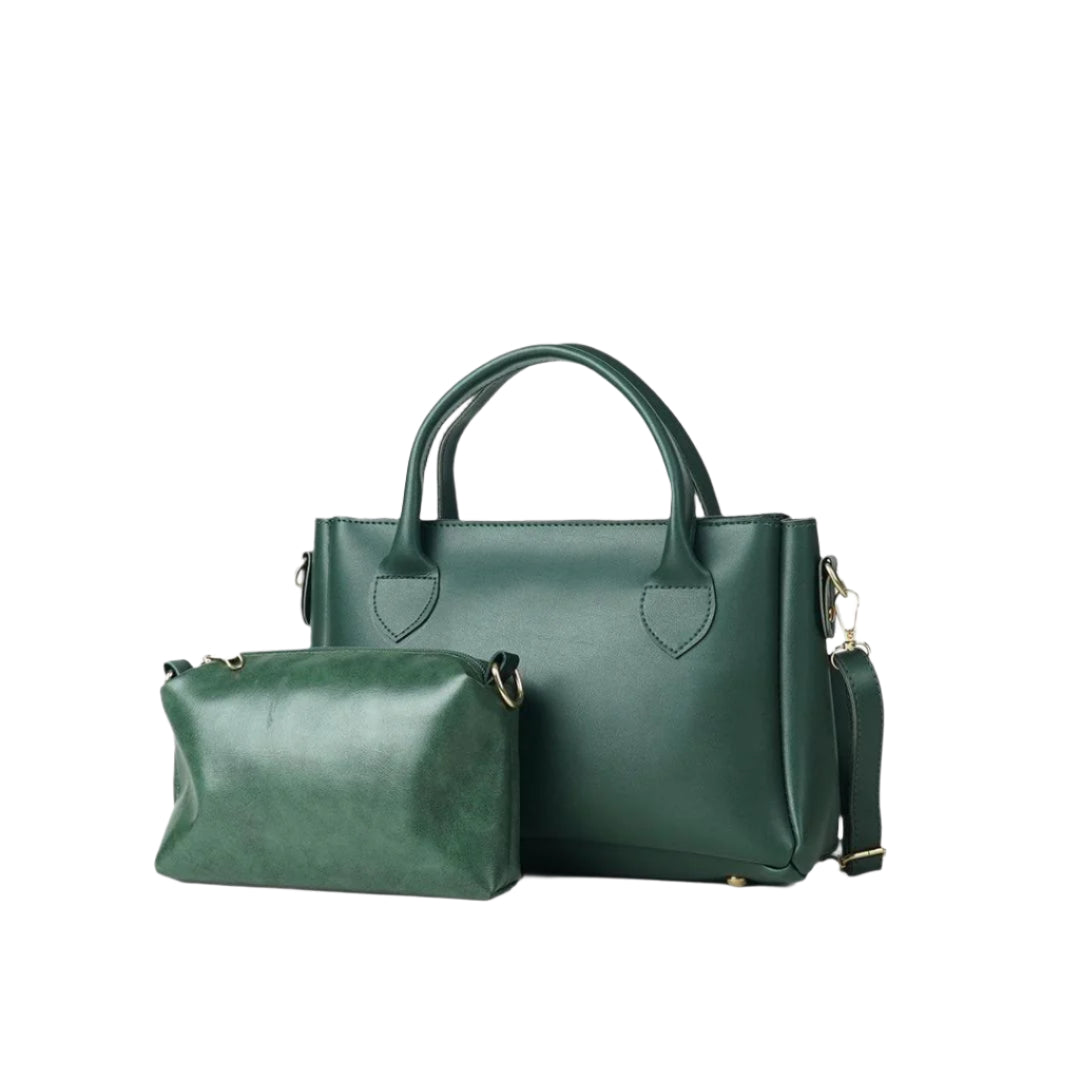 Stylish Women's green PU Leather Shoulder bag