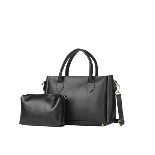 Stylish Women's Black PU Leather Shoulder bag