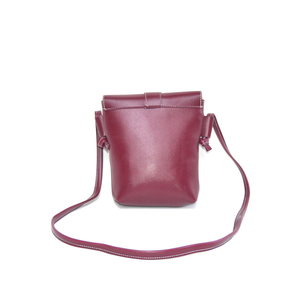 MINI CROSSBODY BAG Mahroon